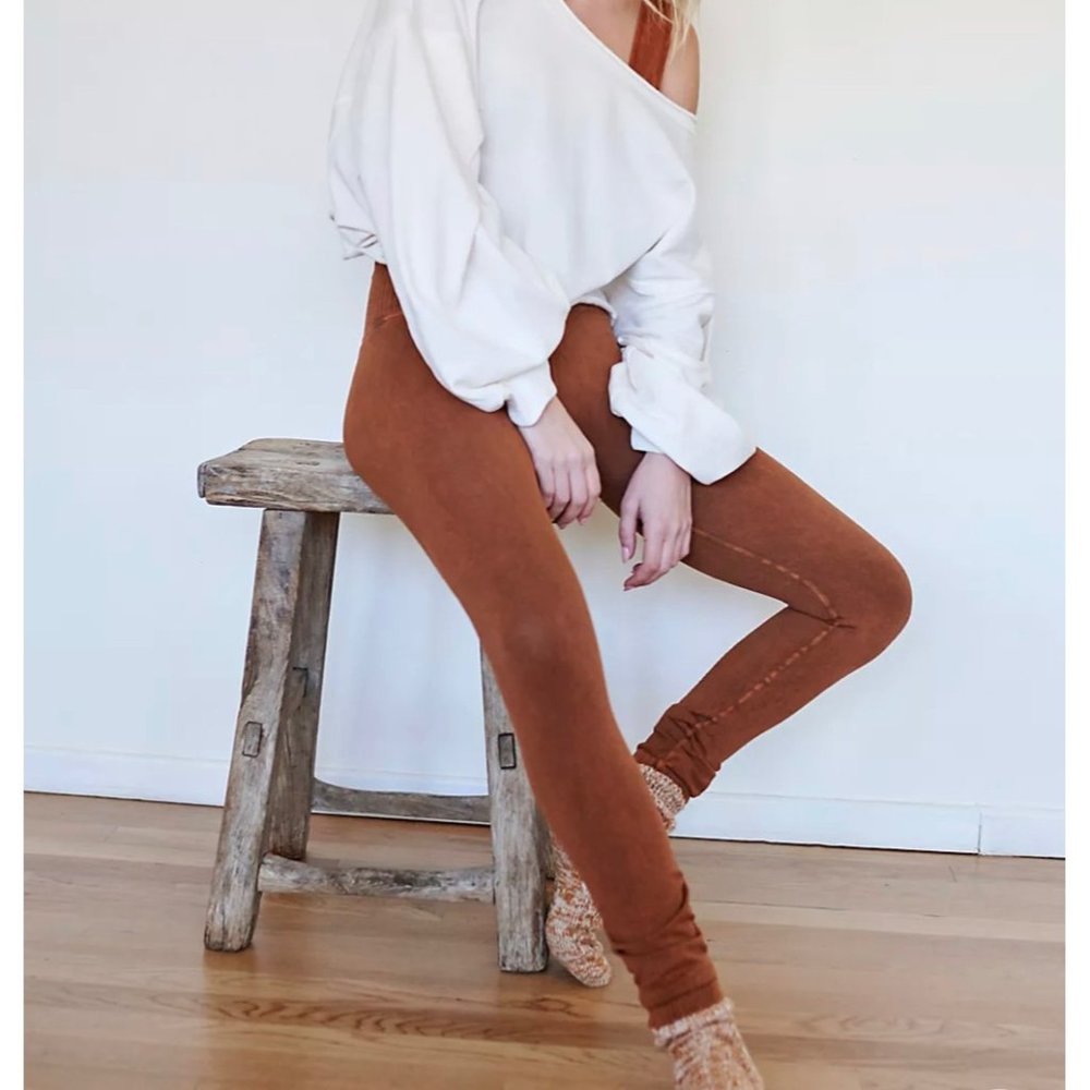 Free People Movement Toasted Coconut Good Karma Women’s High Waisted Legging XS